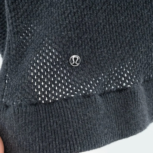Lululemon Bhakti Life Sweater Heathered Black/ Gray  | 4 - Picture 7 of 13